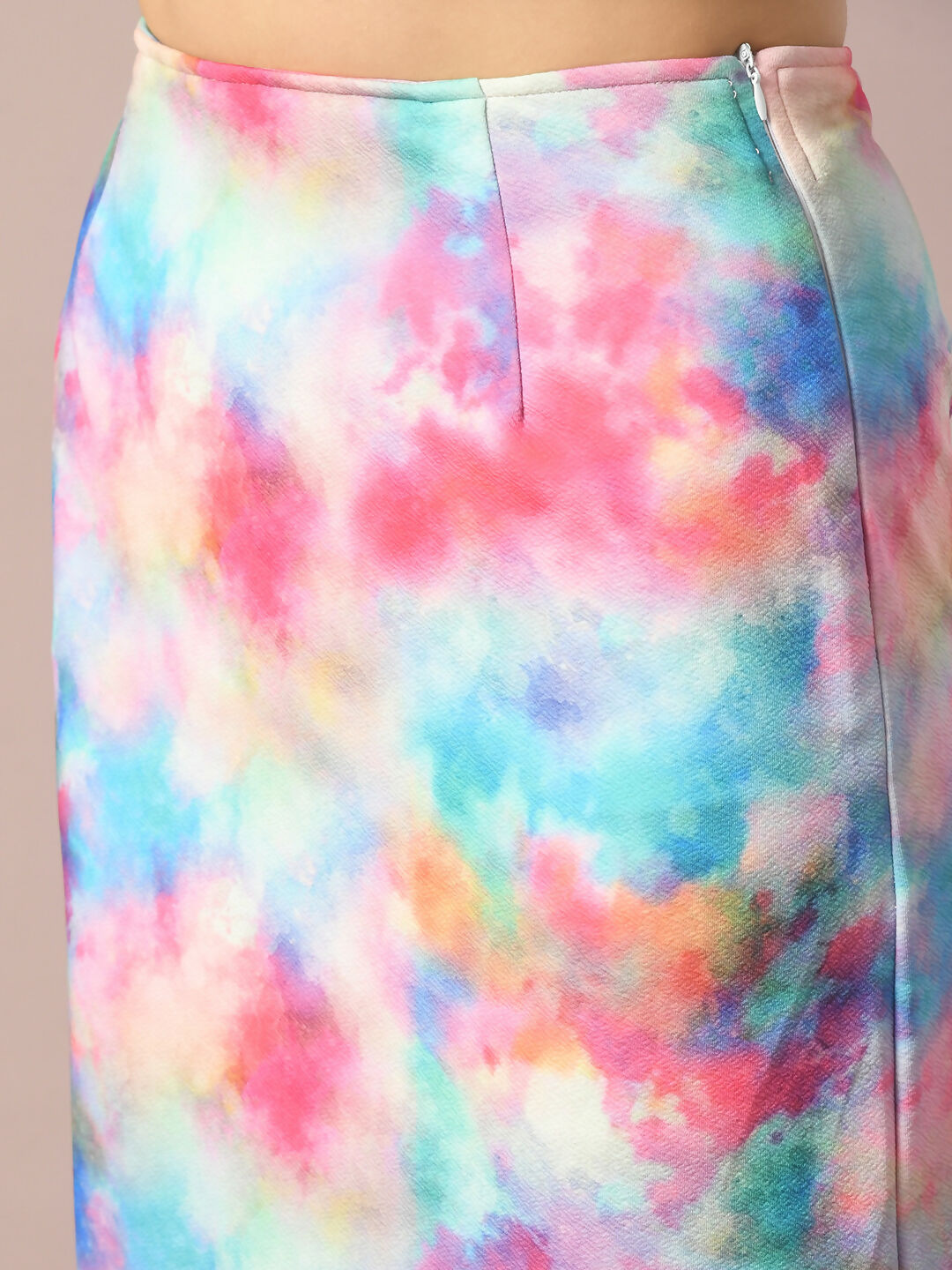 Myshka Women's Multi Printed Knee Length Party Embellished Skirts - Distacart