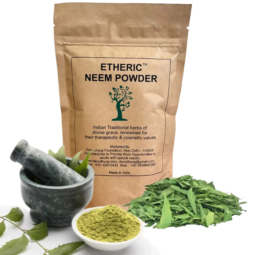 Etheric Neem Powder – Natural Herbal Face Pack & Skin Care Treatment - Dista