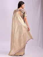 Thumbnail for Astita Organza Peach Saree