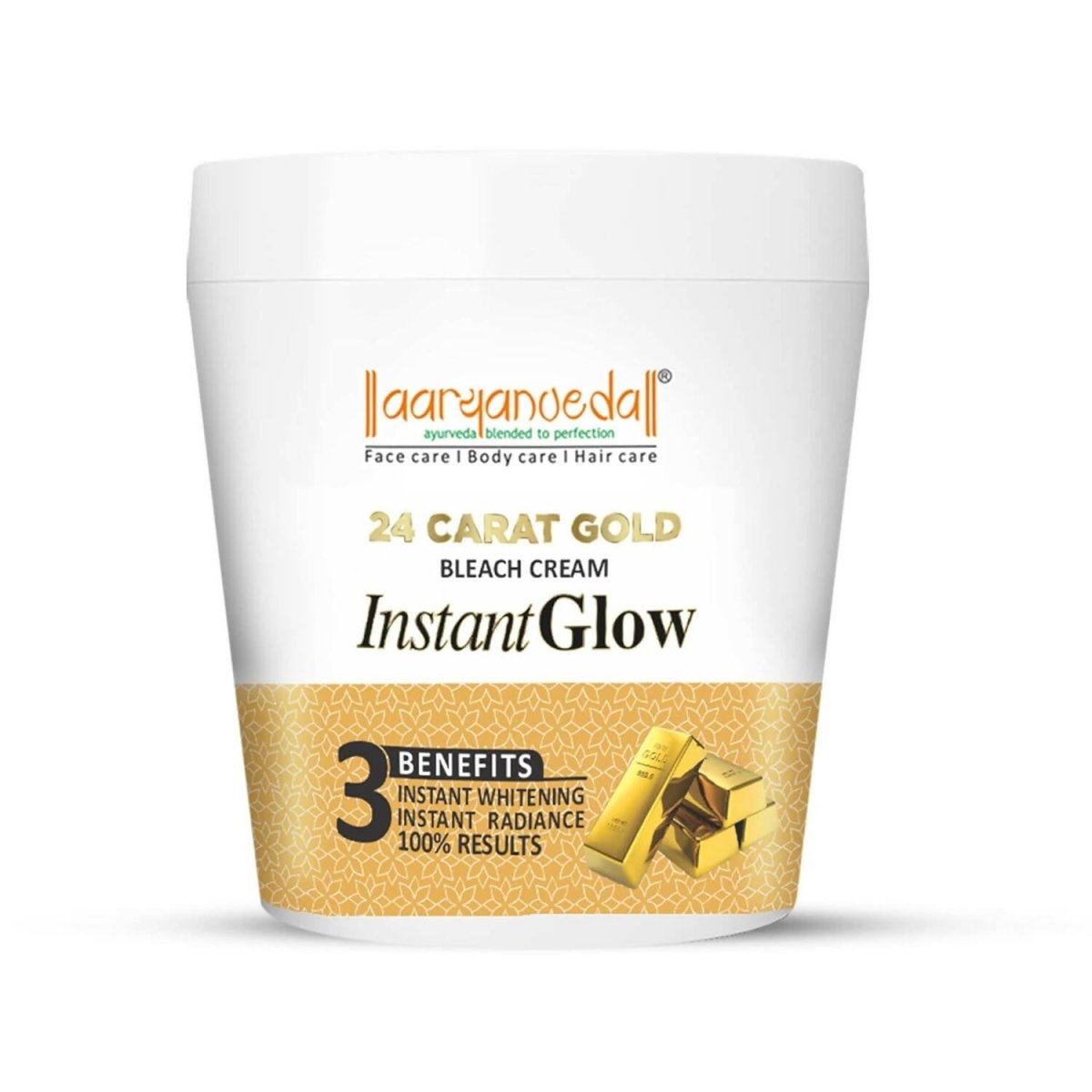 Aaryanveda 24 Carat Gold Bleach Cream - Distacart
