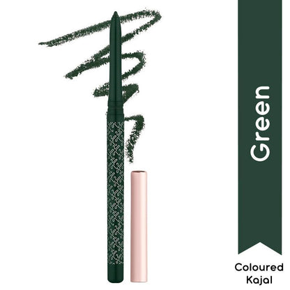 Kay Beauty 24HR Coloured Matte Kajal - Green - Distacart