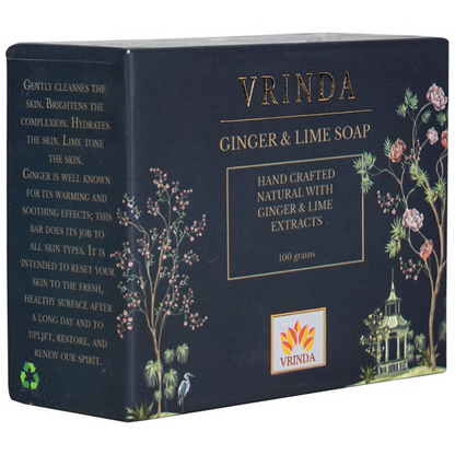 Vrinda Ginger & Lime Soap - Dista