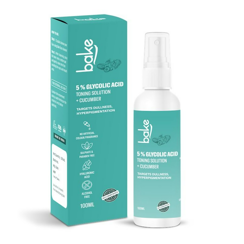 Bake 5% Glycolic Acid Toning Solution - Distacart