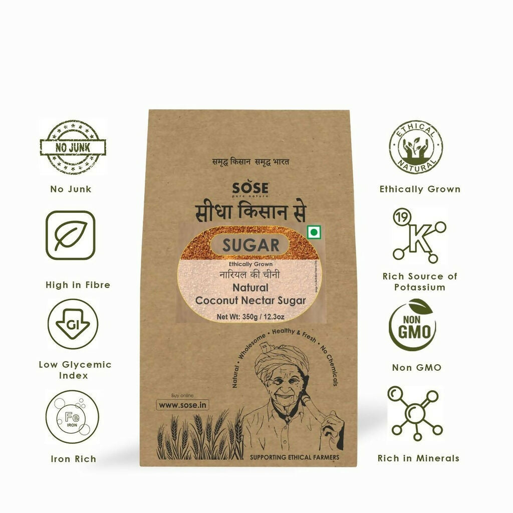 Gir Sidha Kisan Se Natural Coconut Nectar Sugar - Distacart