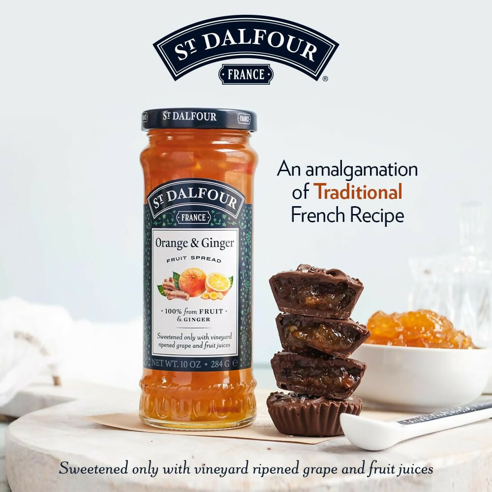 ST. DALFOUR Orange & Ginger Fruit Spread - Dista