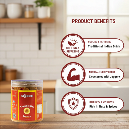 Sorich Organics Thandai Mix Jaggery - Distacart