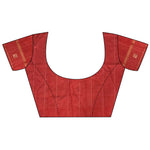 Thumbnail for Joban Fashion Chocolate Brown Bhagalpuri Cotton Silk Stripes/Box Saree