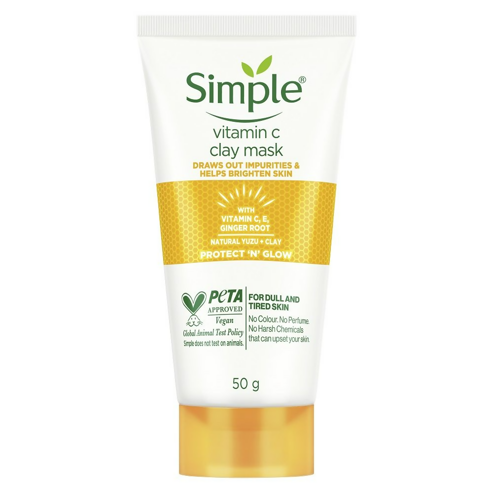 Simple Protect N Glow Vitamin C Brighten Clay Mask