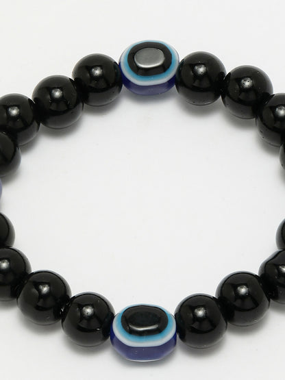 NVR Men & Women Evil Eye Beaded Adjustable Bracelet - Distacart