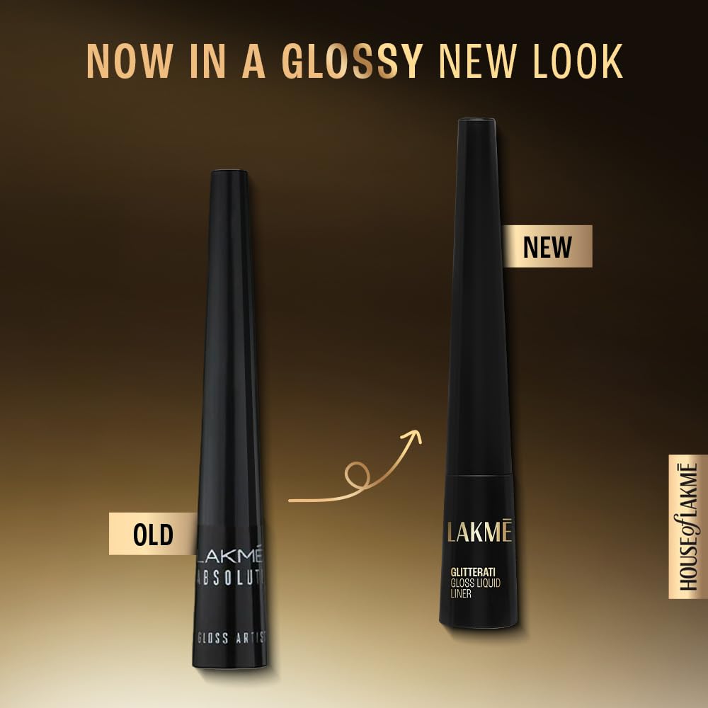 Lakme Absolute Gloss Artist Eye Liner - Black - Distacart