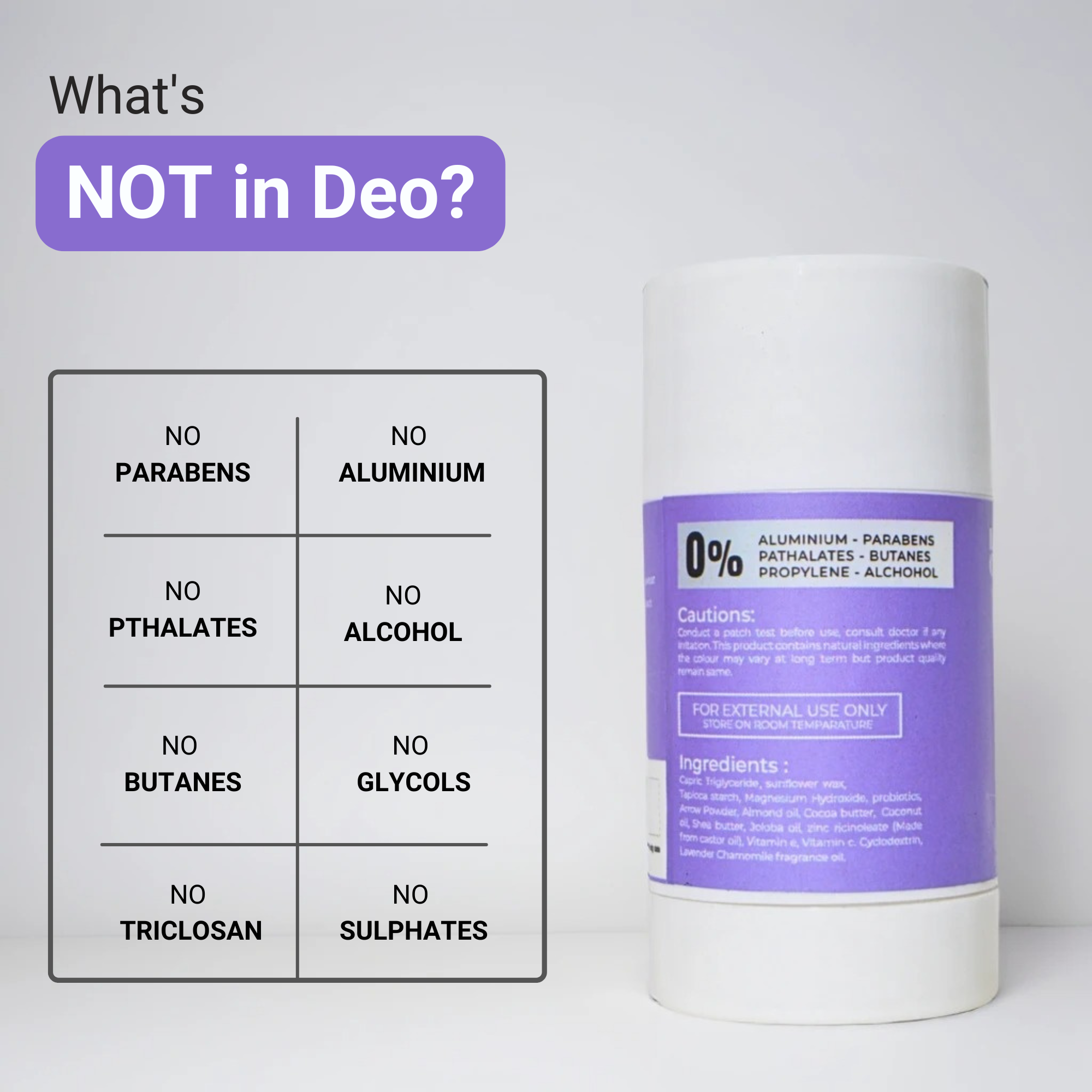 Bitamin Lavender Chamomile Natural Deodorant Roll On