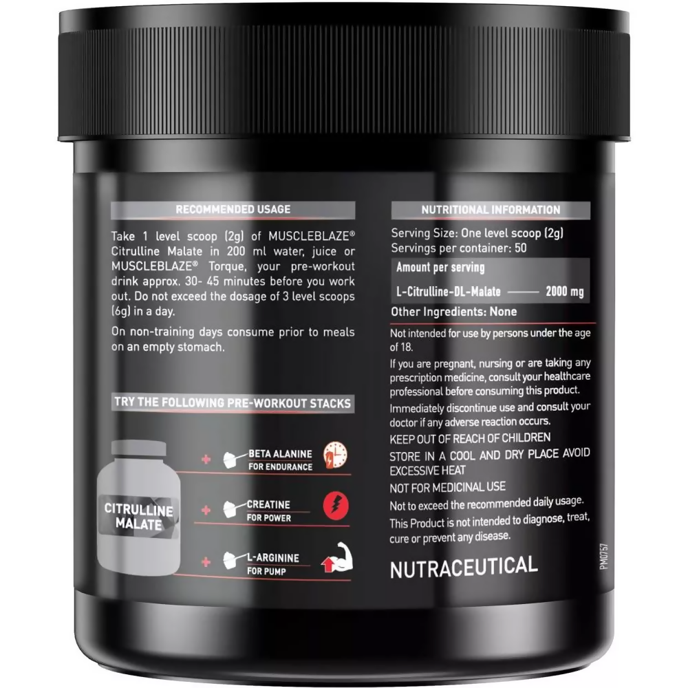 MuscleBlaze Citrulline Malate