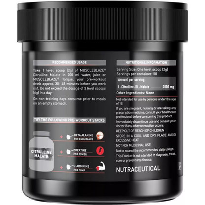 MuscleBlaze Citrulline Malate - Distacart