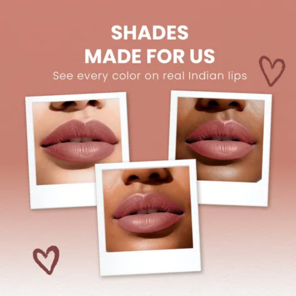 NY Bae Velvet Mousse Liquid Lipstick - Flirty Nude 07 - Distacart