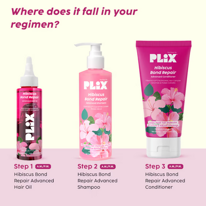 PLIX The Plant Fix Hibiscus Bond Repair Advanced Hair Oil - Distacart