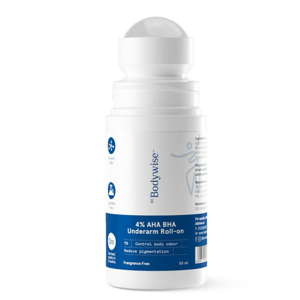Be Bodywise 4% AHA BHA Underarm Roll On - Aqua - Dista