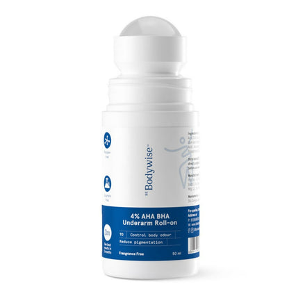 Be Bodywise 4% AHA BHA Underarm Roll On - Aqua - Dista