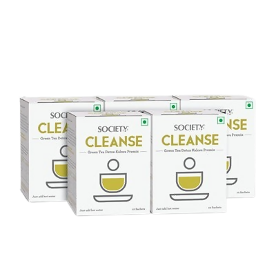 Society Cleanse Green Tea Detox Kahwa Premix