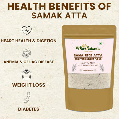 byPureNaturals Sama Rice Atta (Barnyard Millet Flour) - Dista