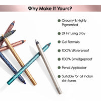 Thumbnail for Kay Beauty Gel Eye Pencil - Olive - Distacart