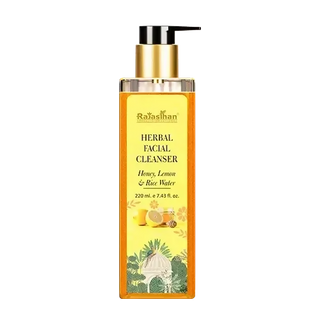 Rajasthan Herbals Herbal Facial Cleanser with Honey, Lemon & Rice Water