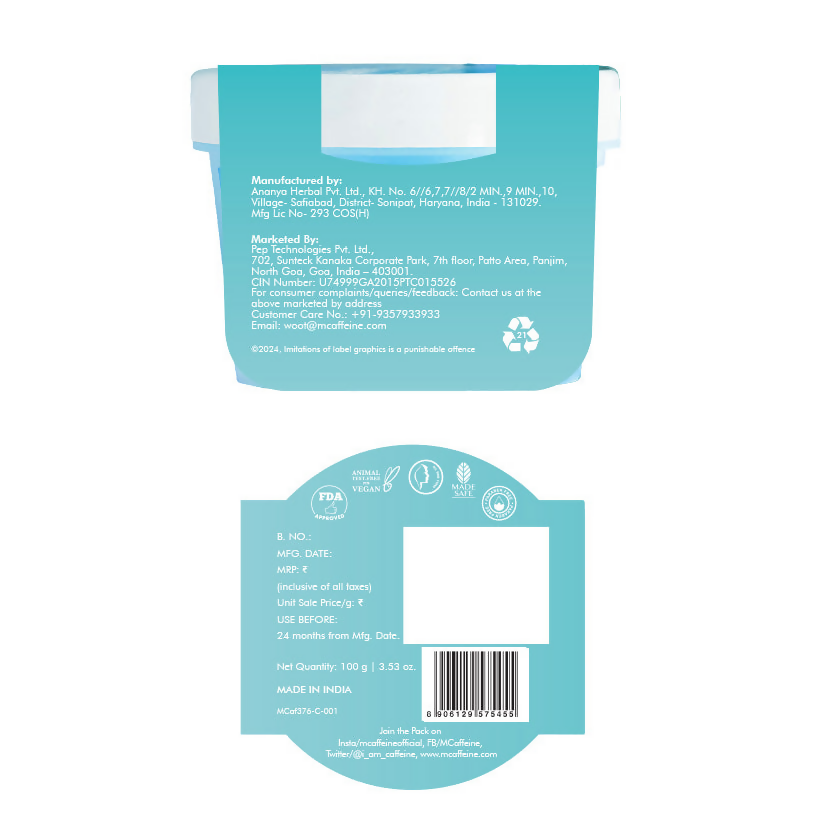 mCaffeine Blueberry Bounce Shower Marshmallow Shower jelly - Distacart