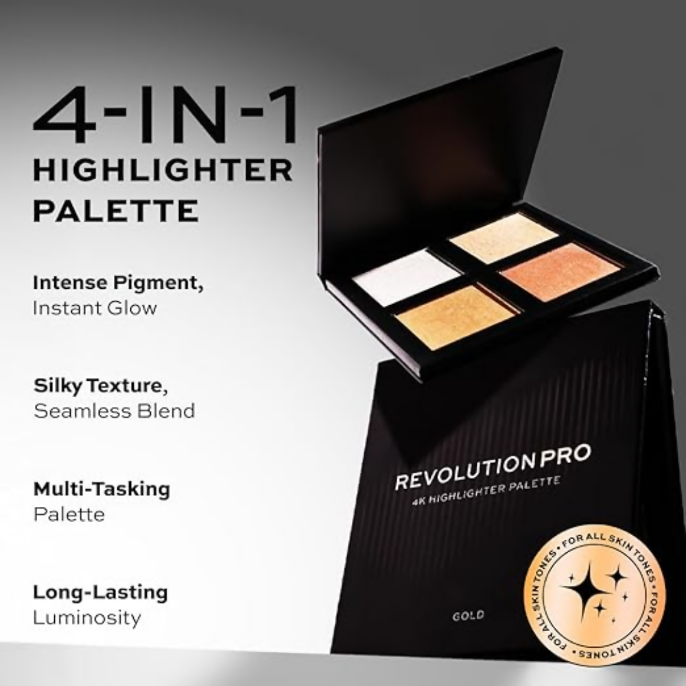 Revolution Pro 4k Highlighter Palette - Dista