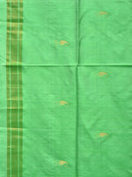 Thumbnail for Light Green Uppada Silk Handloom Saree with Karpur Pallu Design - Global Threads - Distacart