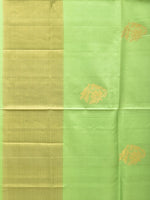 Thumbnail for Light Green Uppada Silk Handloom Saree with Nilamabri Buta Design - Global Threads - Distacart