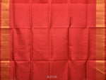 Thumbnail for Light Pink and Red Uppada Silk Handloom Saree with Buta and Pallu Design - Global Threads - Distacart