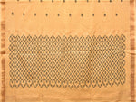 Thumbnail for Light Yellow Uppada Cotton Handloom Saree with Jamdani Pallu Design - Global Threads - Distacart