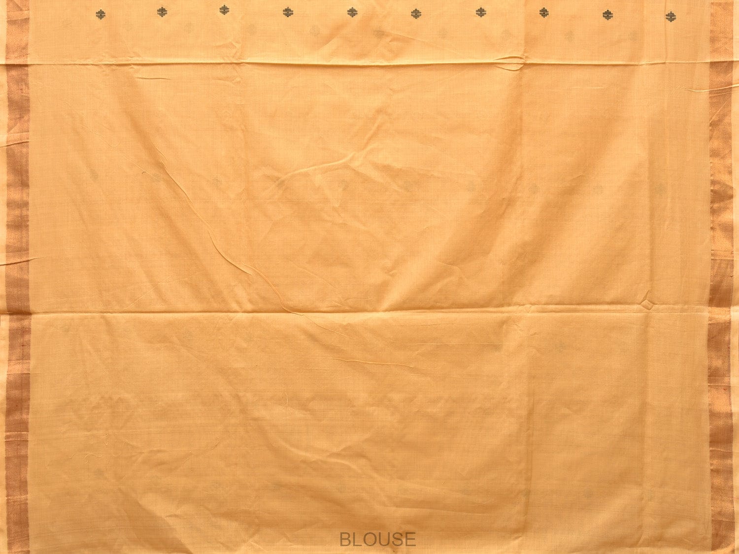 Light Yellow Uppada Cotton Handloom Saree with Jamdani Pallu Design - Global Threads - Distacart