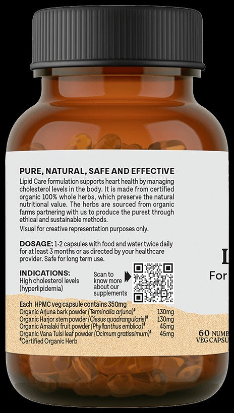 Organic India Lipid care - 60 Capsules Bottle