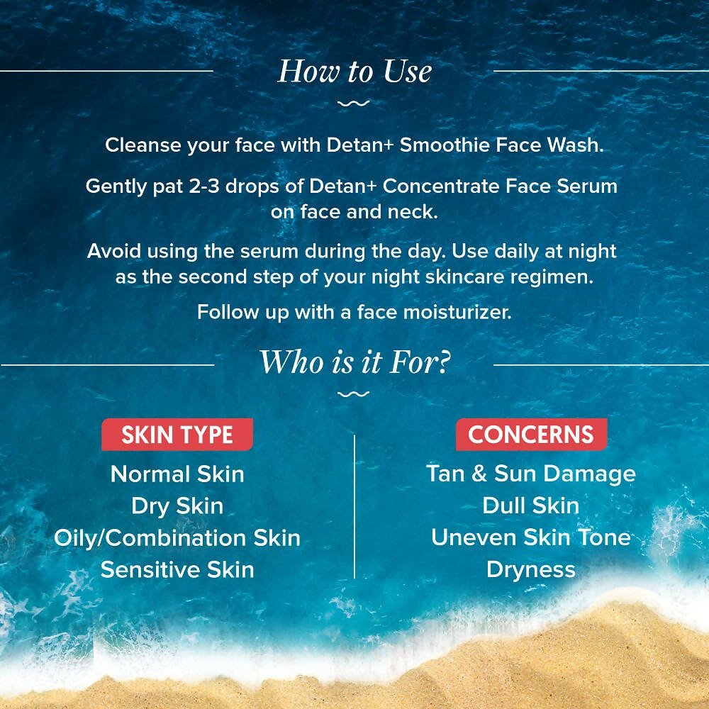 Aqualogica Detan+ Concentrate Face Serum - Distacart