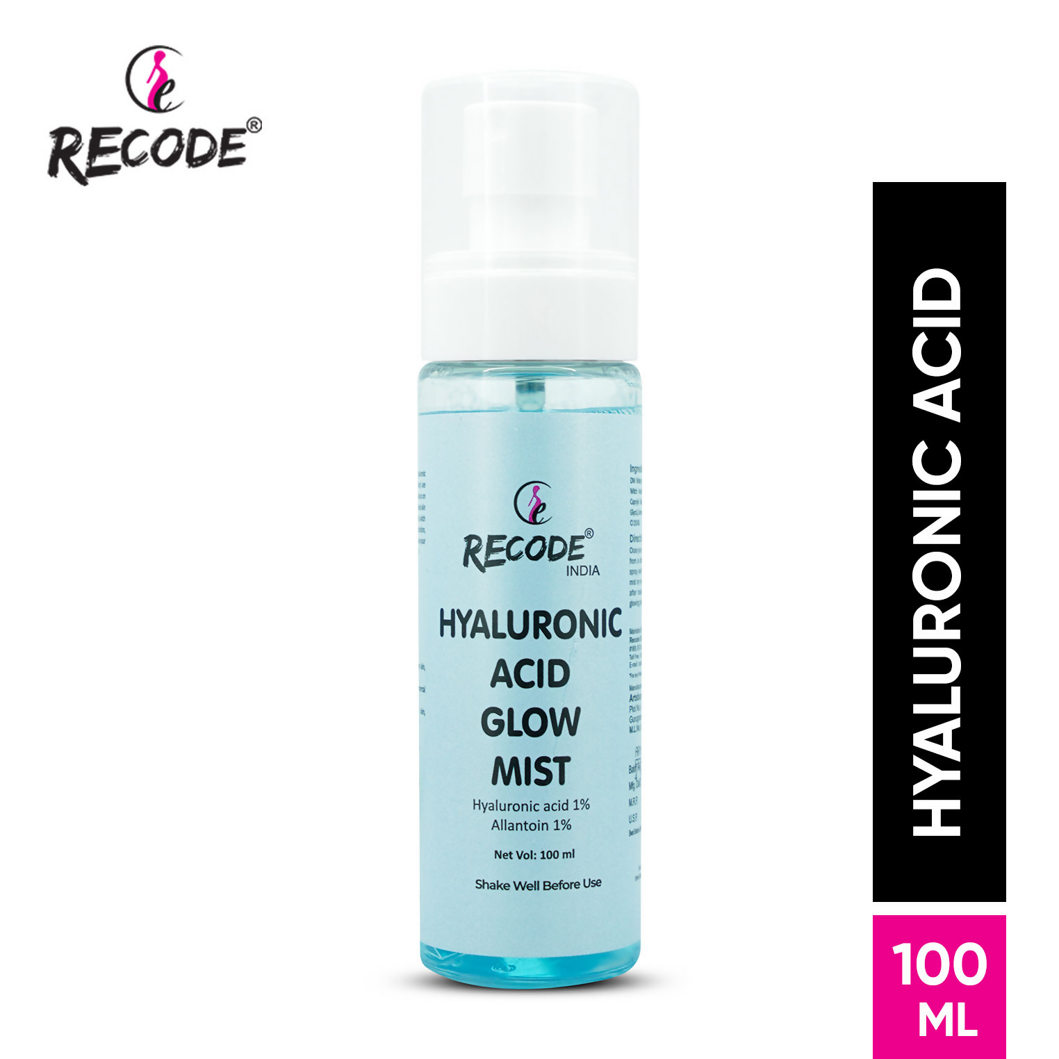 Recode Hyaluronic Acid Glow Mist - Distacart