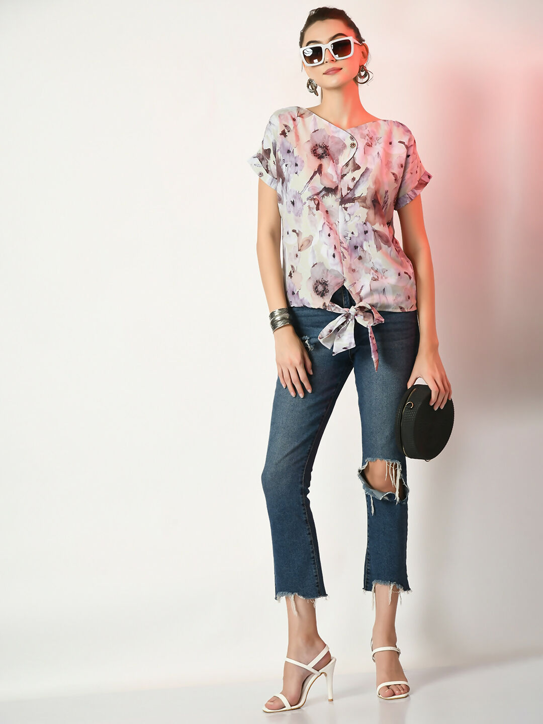 Myshka Women's Multi Printed Top - Distacart