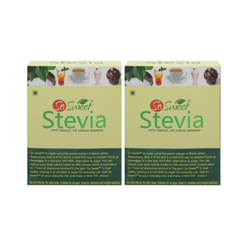 So Sweet Stevia Sachets -50 Sugar Free Natural Sweetener - Dista