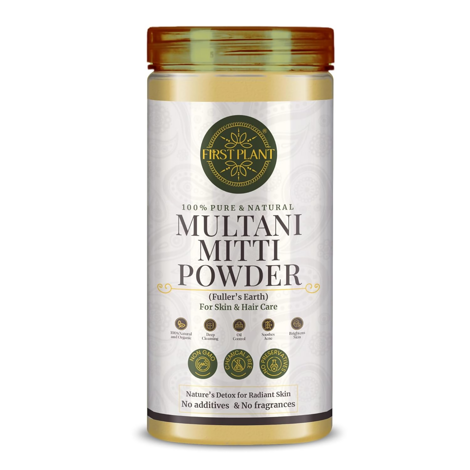 First Plant Multani Mitti Powder For Face Pack & Glowing Skin - Distacart