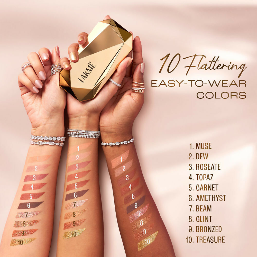 Lakme Be-jewel Multichrome Eyeshadow - Gilded Glow - Distacart