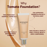 Thumbnail for Flicka Cosmetics Tomato Liquid Foundation With Spf Long Lasting Lightweight All Skin Types - Ivory