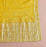 Thumbnail for Miravan Womens Muslin Yellow Kurta And Palazzo With Dupatta Set - Distacart