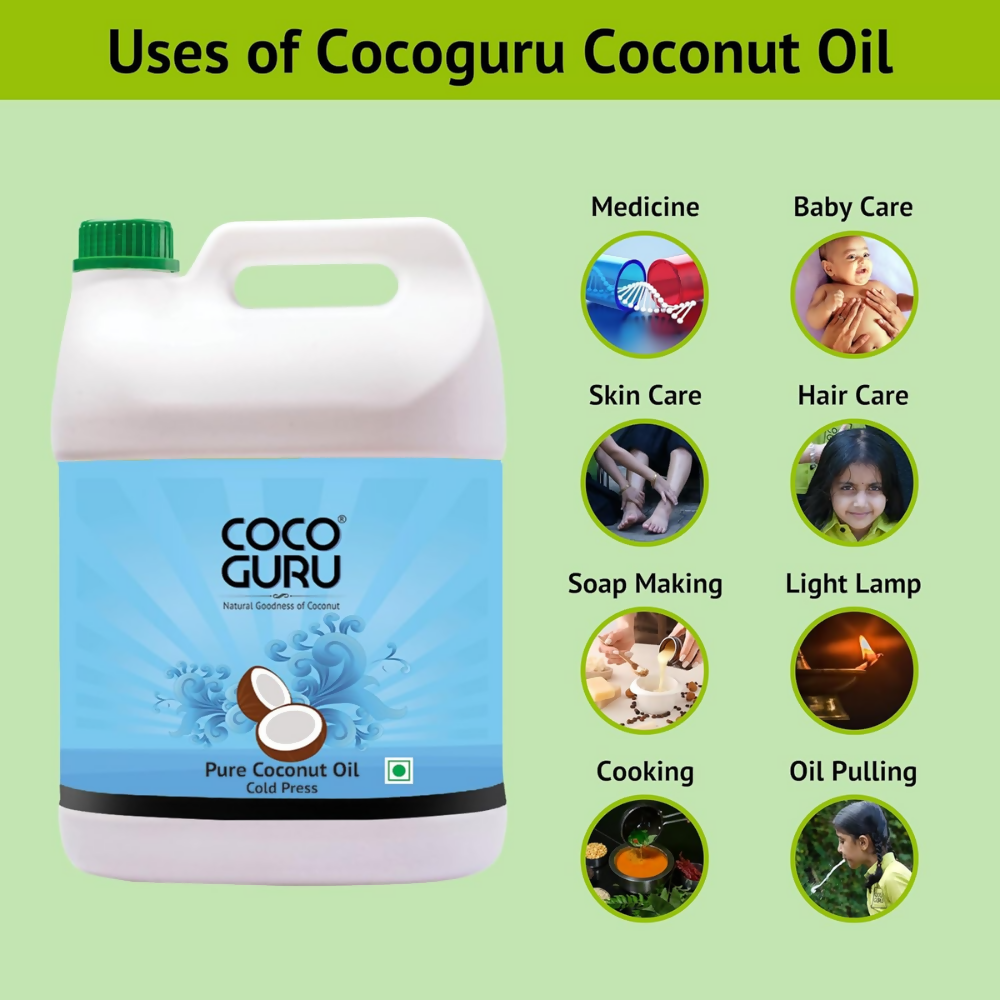 Cocoguru Cold Pressed Coconut Oil - Dista
