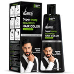 Thumbnail for VCare Super Eazzy Hair Color Shampoo for Women and Men - Natural Black