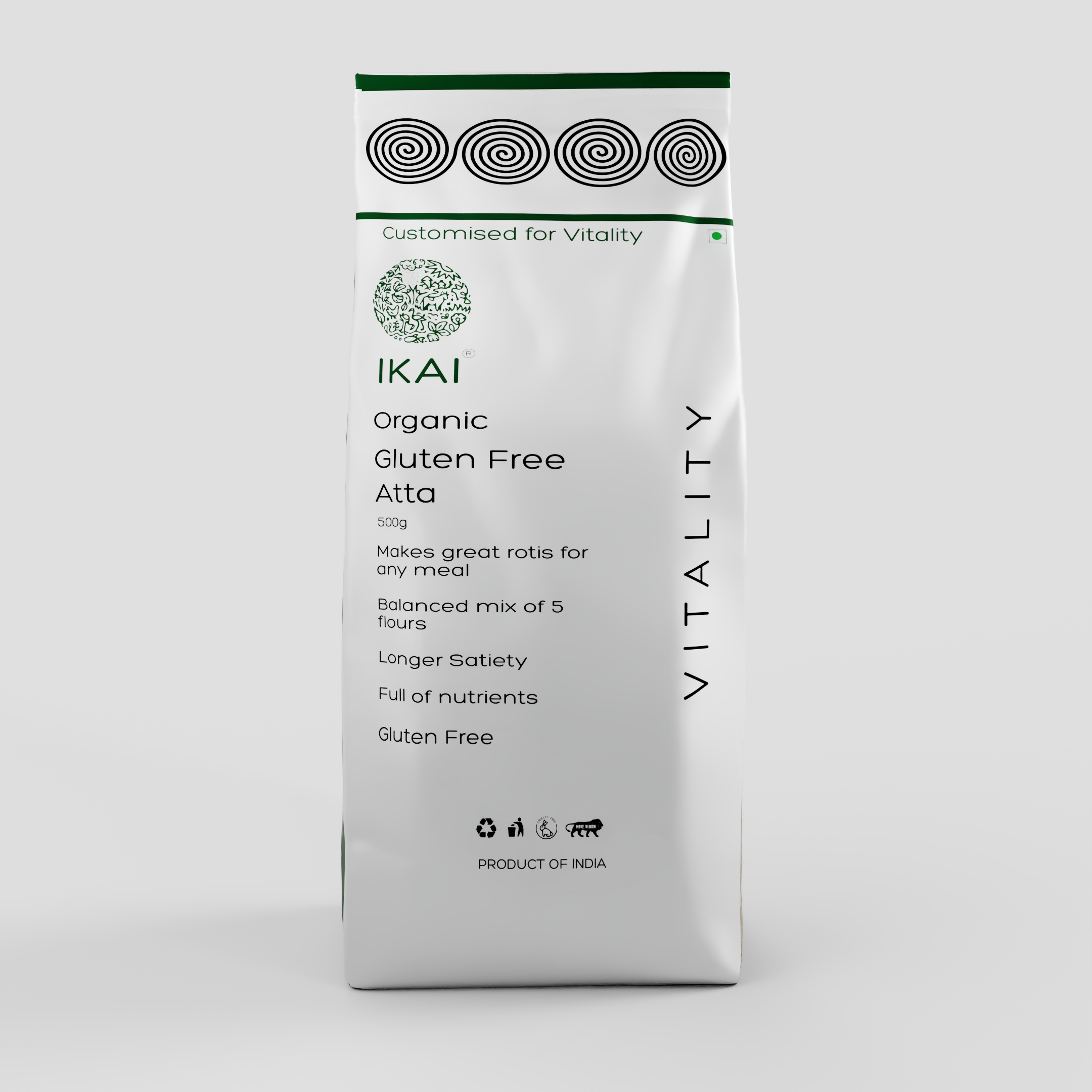 2 - Organic Gluten Free Atta - 500g