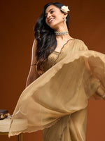 Thumbnail for kasee Beads and Stones Embellished Saree - Distacart