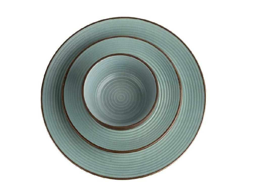 Simply Soho Aqua Grove Dinner Set of 6 - Distacart