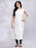Thumbnail for BohoJazz Indo-Western Longline Top with Wooden Buttons