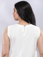 Thumbnail for BohoJazz Indo-Western Longline Top with Wooden Buttons