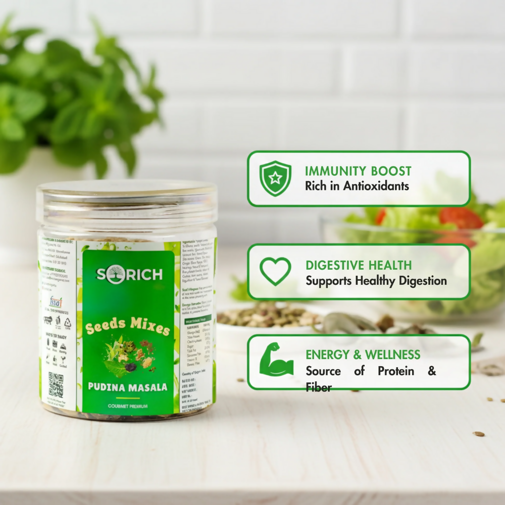 Sorich Organics Pudina Treat Seeds Mix - Distacart