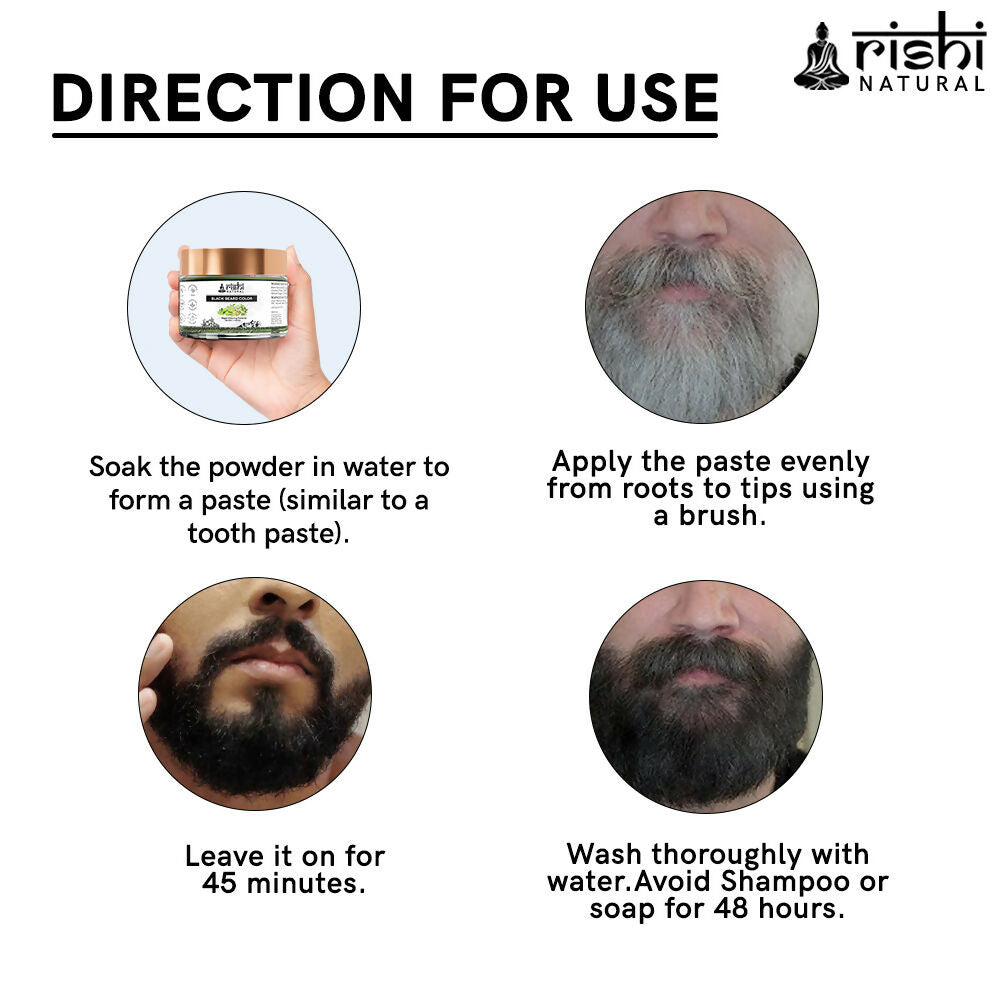 Copy of directio for use beard black color
